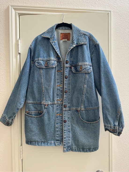 Levi's Jackets & Blazers - Vintage Levi's Medium Blue Denim Chore Jacket